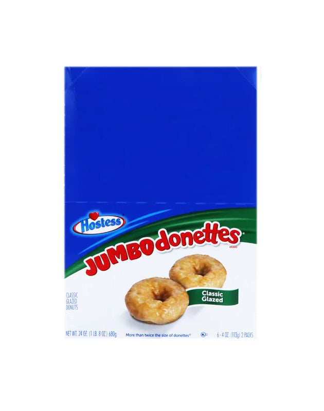 Hostess Jumbo Donettes Classic Glazed 6 Count - 4 oz image 0