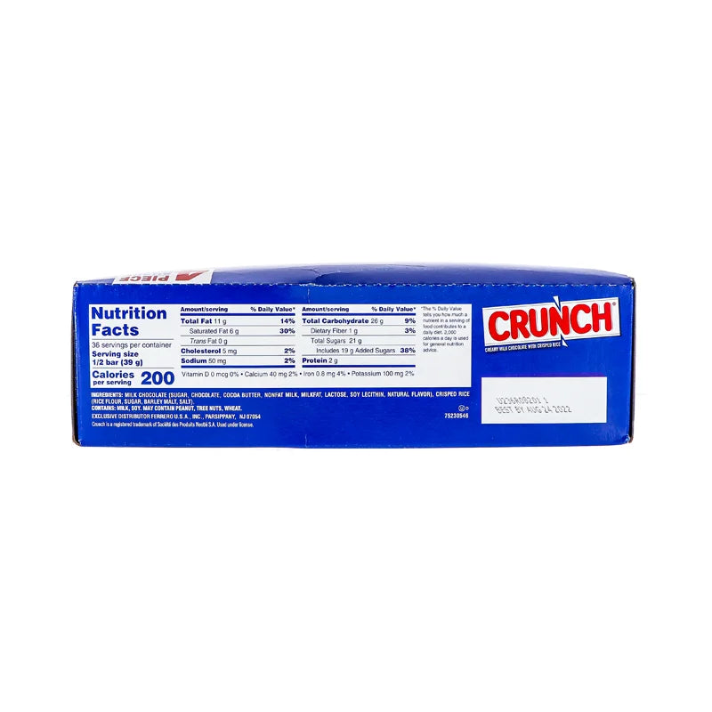 Nestle Crunch King Size Chocolate Wafer - 2.75 oz Each ( 18 in a Pack ) image 2