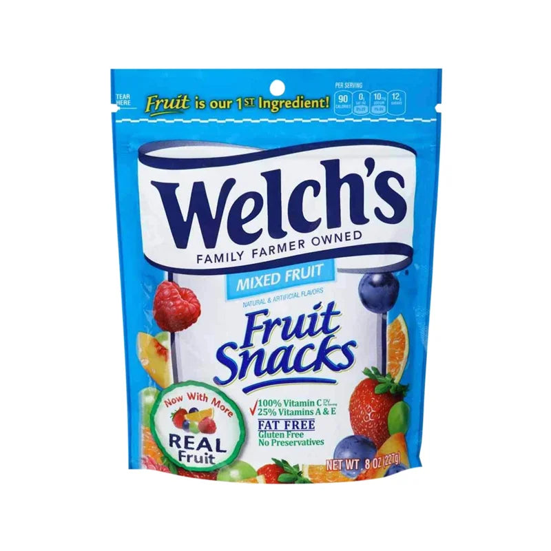 Welchs Fruit Snack Pouch Mix Fruit 8 oz image 0