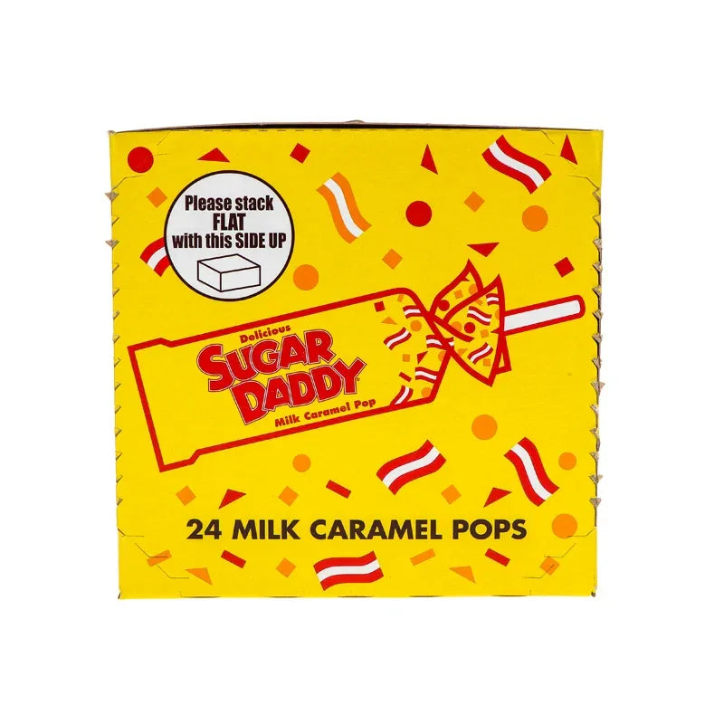 Sugar Daddy Milk Caramel Pops 24/1.7Oz image 0