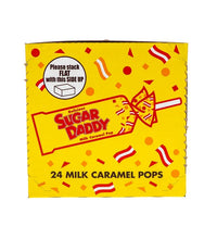 Sugar Daddy Milk Caramel Pops 24/1.7Oz image 0