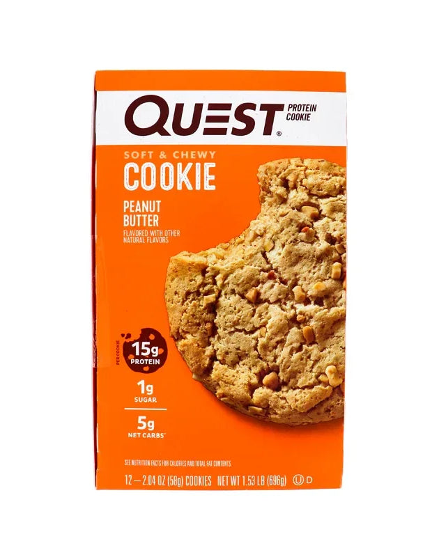 Quest Protein Peanut Butter Cookie 12 Count - 2.04 oz image 0