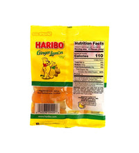 Haribo Ginger-Lemon Gummi Candy 12 Count - 4 oz image 1