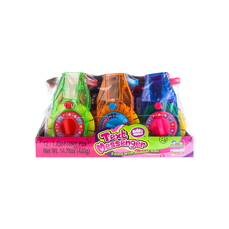 Kidsmania Bubble Mania Text Messenger (Pack of 12) - 1.23 oz image 0
