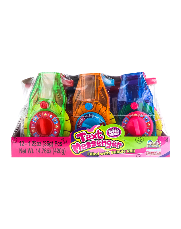 Kidsmania Bubble Mania Text Messenger (Pack of 12) - 1.23 oz image 0