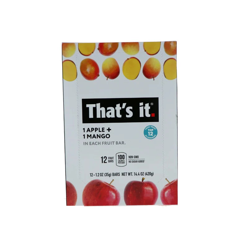 That's It Fruit Bar - Apple and Mango 12 Count - 1.2 oz image 0