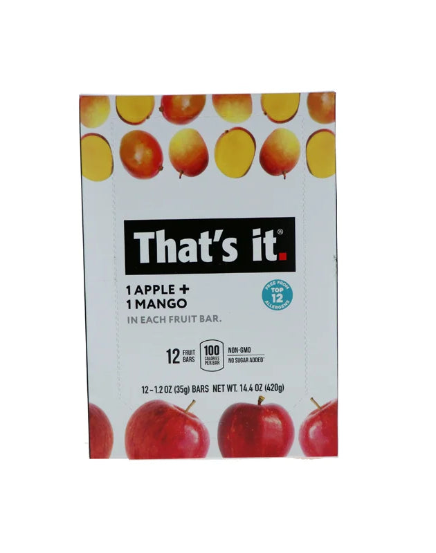 That's It Fruit Bar - Apple and Mango 12 Count - 1.2 oz image 0