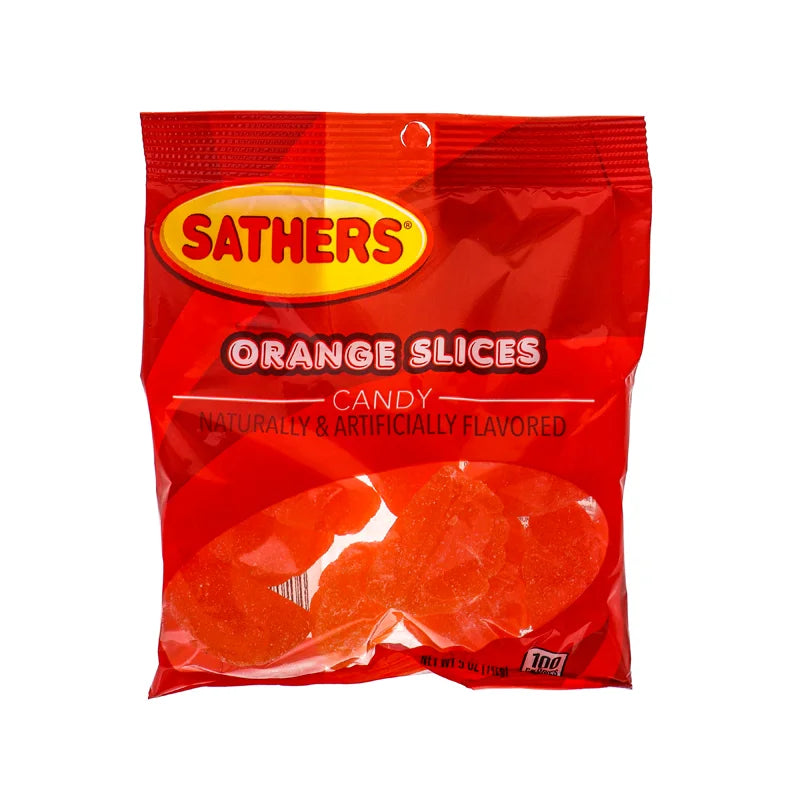 Sathers 2/$2 Orange Slices Candy 12 Count - 5 oz image 0