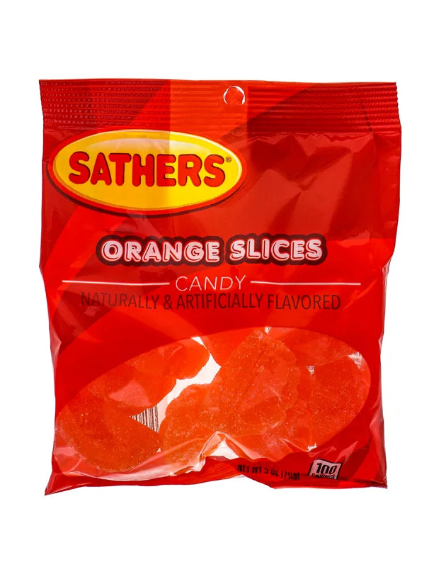Sathers 2/$2 Orange Slices Candy 12 Count - 5 oz image 0