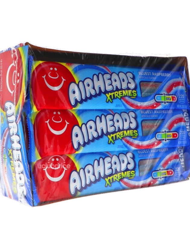 Airheads Xtremes Std Blue Raspberry Belts 18 Count - 2 oz image 0