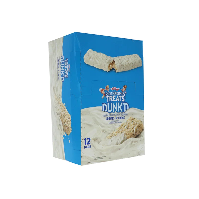 Kelloggs Rice Krispies Treats DunkD Dipped Cookies N Creme 12 Count - 3.1 oz image 1
