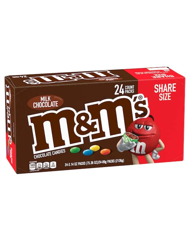 M&M  King Size Milk Chocolate 24/3.14Oz image 0