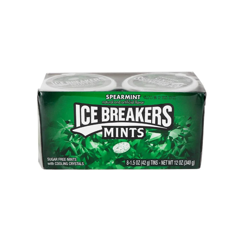 Ice Breakers Spearmint Sugar-Free Mints 8 Count - 1.5 oz image 0