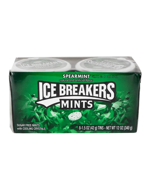Ice Breakers Spearmint Sugar-Free Mints 8 Count - 1.5 oz image 0
