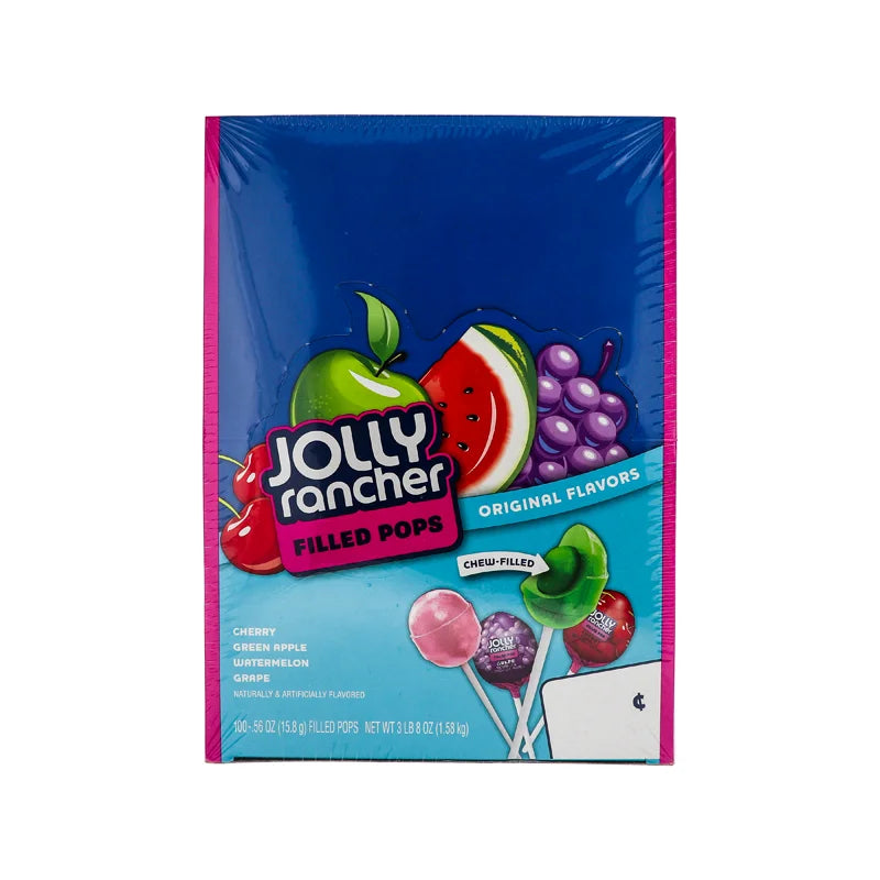 JOLLY RANCHER Fruit Chew Filled Lollipops (100 Count) image 0