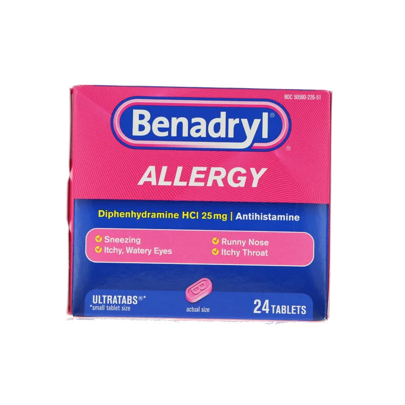 Benadryl Allergy Relief Tablets 24 Count image 0