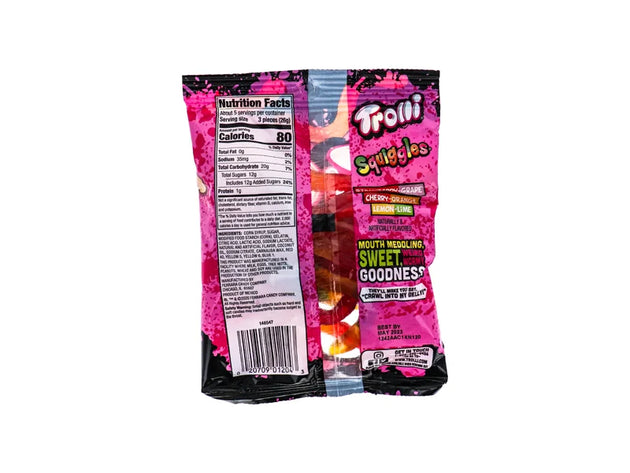 Trolli Peg Bag - Squiggles 12 Count - 5 oz image 0