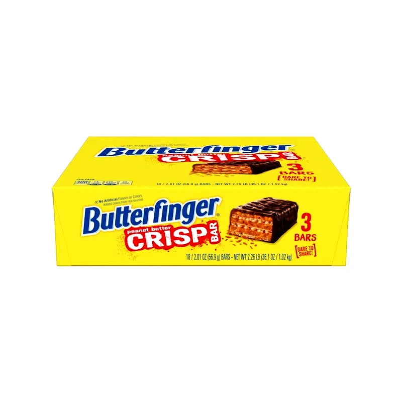 Butterfinger King Size Peanut Butter Crisp Bar 18 Count - 2.01 oz image 0