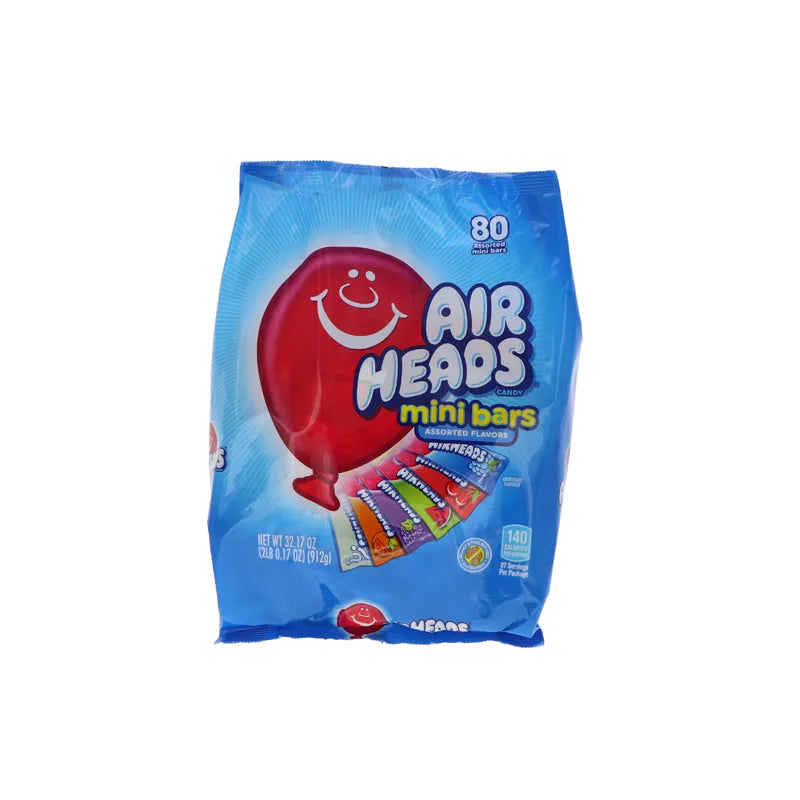 Airheads Mini Bars Assorted Flavors 80 Count - 32.12 oz image 0