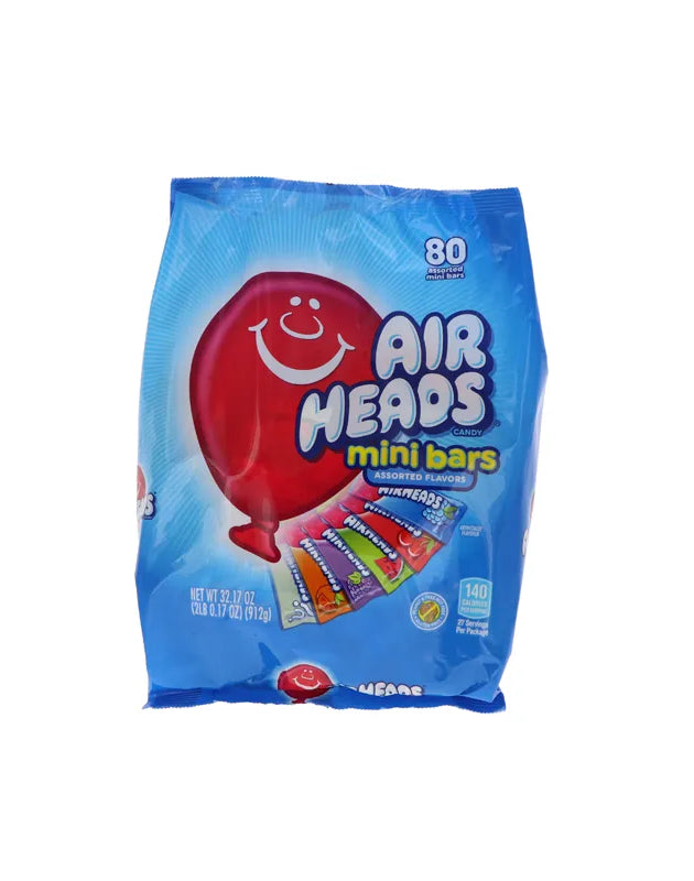 Airheads Mini Bars Assorted Flavors 80 Count - 32.12 oz image 0