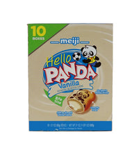 Meiji Hello Panda Cookies, Vanilla Creme Filled - Box 10 Count - 2.1 oz image 0