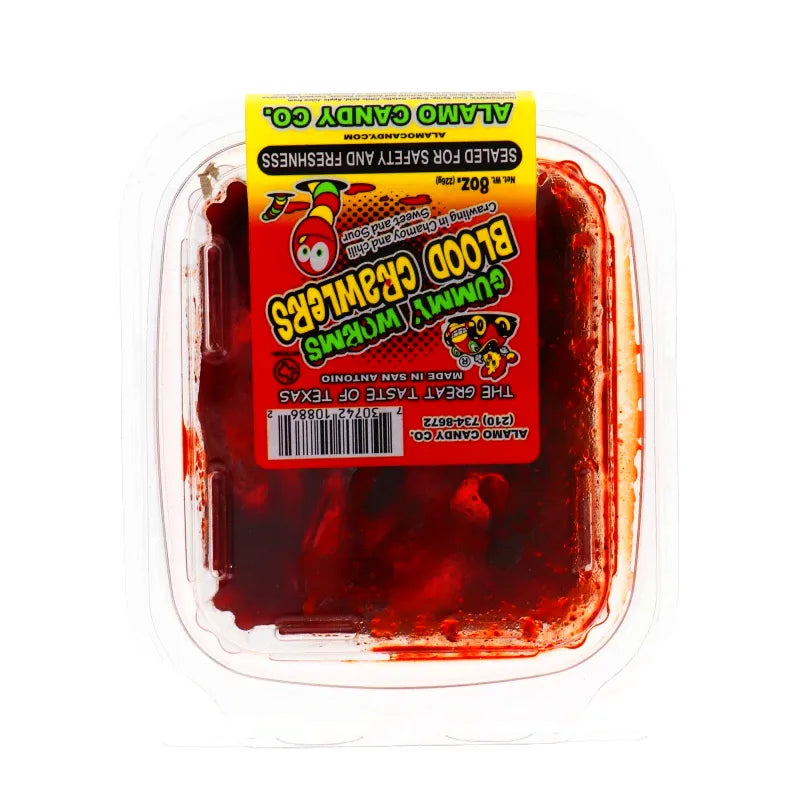 Alamo Candy Gummi Worm Blood Crawler - 8 oz image 0