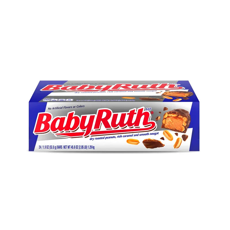 Baby Ruth Peanuts with Caramel Chocolate Bar 24 Count image 0