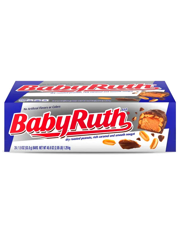 Baby Ruth Peanuts with Caramel Chocolate Bar 24 Count image 0