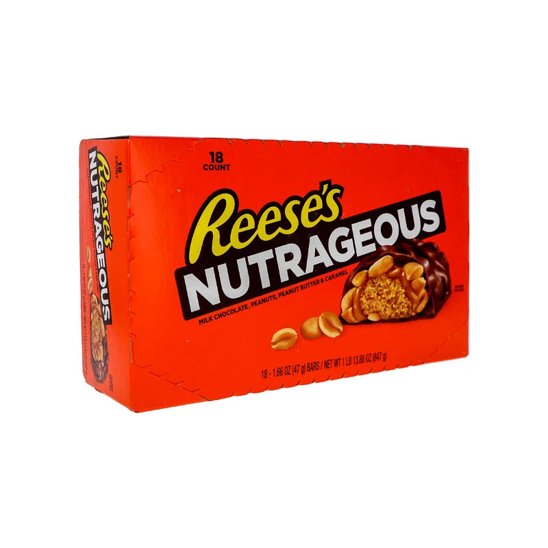 Reese's Nutrageous Bar 18 Count - 1.66 oz image 1