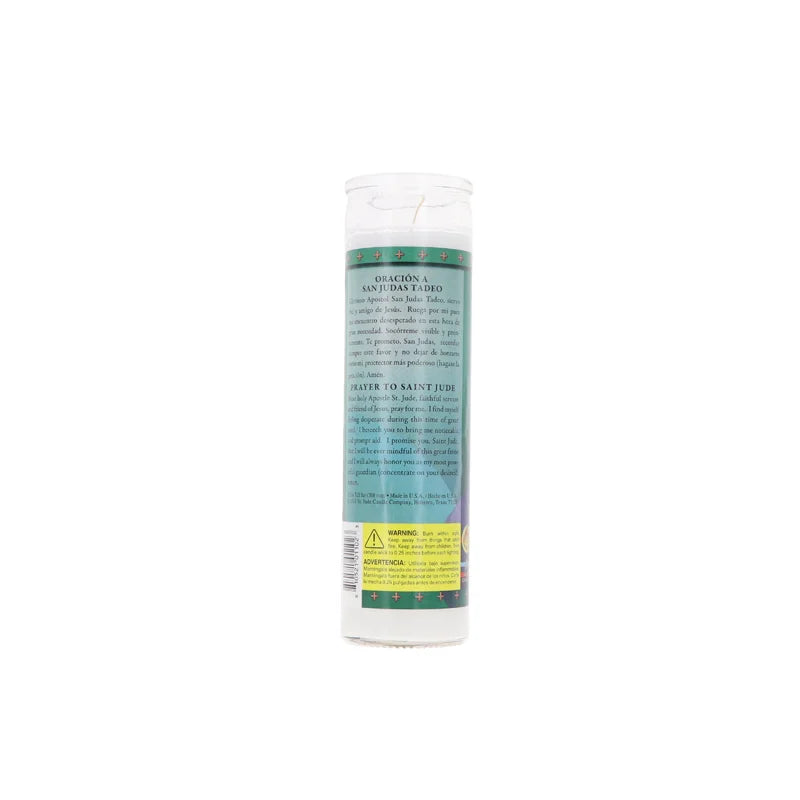 White Candle San Judas - 1 Count Only image 1