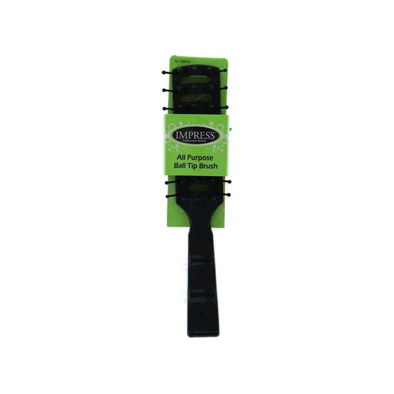 Impress All Purpose Hair Brush Ball Tip Travel Size - 1 Count Only image 0