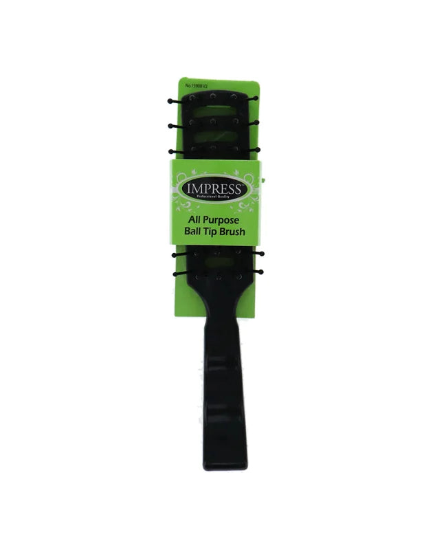 Impress All Purpose Hair Brush Ball Tip Travel Size - 1 Count Only image 0