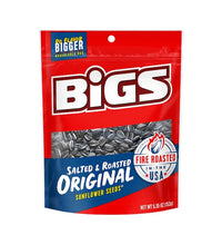 Bigs Salted & Roasted Original Sunflower Seeds - Bag 12 Count - 5.35 oz image 0