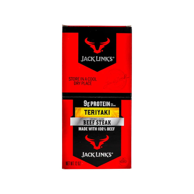 Jack Links Teriyaki Beef Steaks 12 Count - 1 oz image 0
