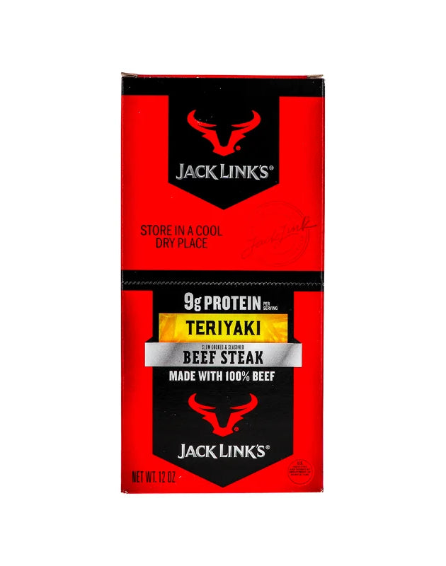 Jack Links Teriyaki Beef Steaks 12 Count - 1 oz image 0