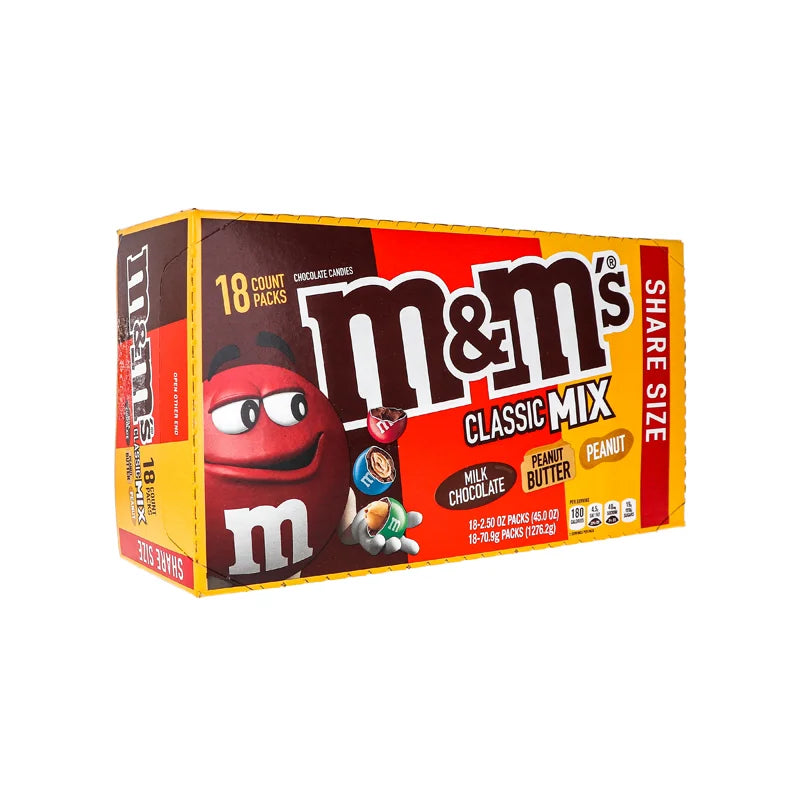 M&M's King Size Classic Mix Chocolate Candy 18 Count - 2.5 oz image 1