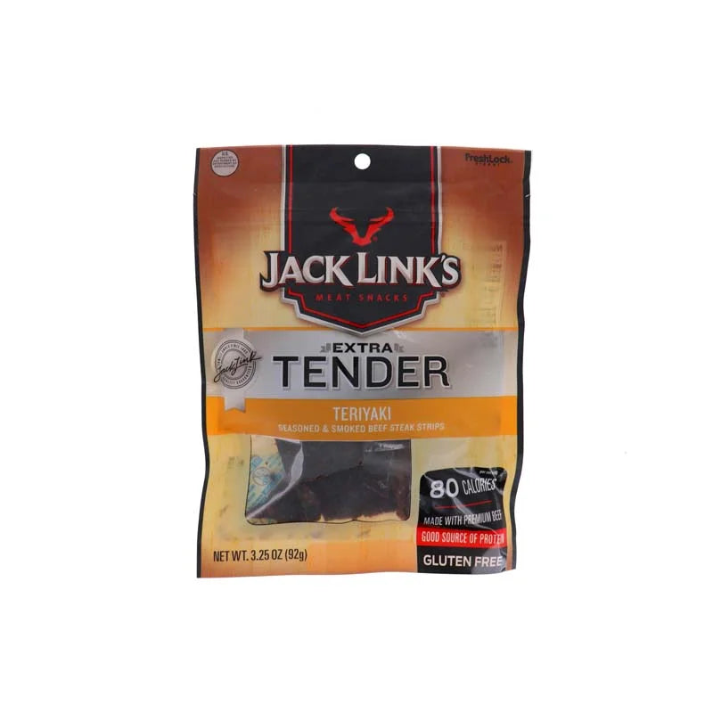 Jack Link Xtra Tender Steak Strip Teriyaki 3.25 oz image 0