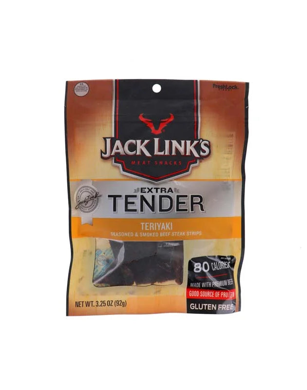Jack Link Xtra Tender Steak Strip Teriyaki 3.25 oz image 0