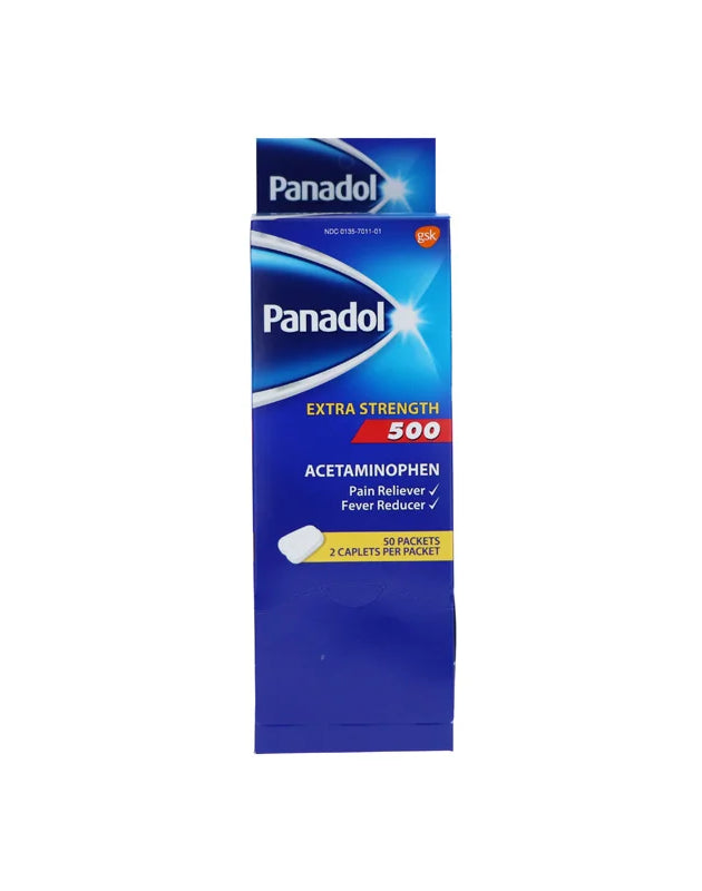 Panadol Extra Strength 500 mg 50 x 2 Tabs image 0