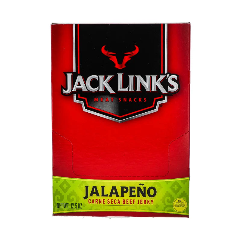 Jack Link's Beef Jerky Jalapeno - Bag 10 Count - 1.25 oz image 0