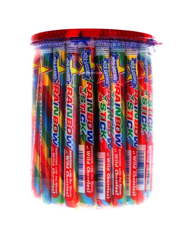 Atkinson Rainbow with Cherry Stick (Tub of 52) - 0.7 oz image 0