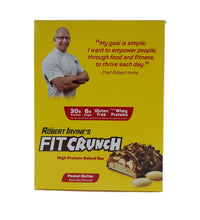 Fit Crunch Whey Protein Baked Bar, Peanut Butter 12 Count- 3.10 oz image 0