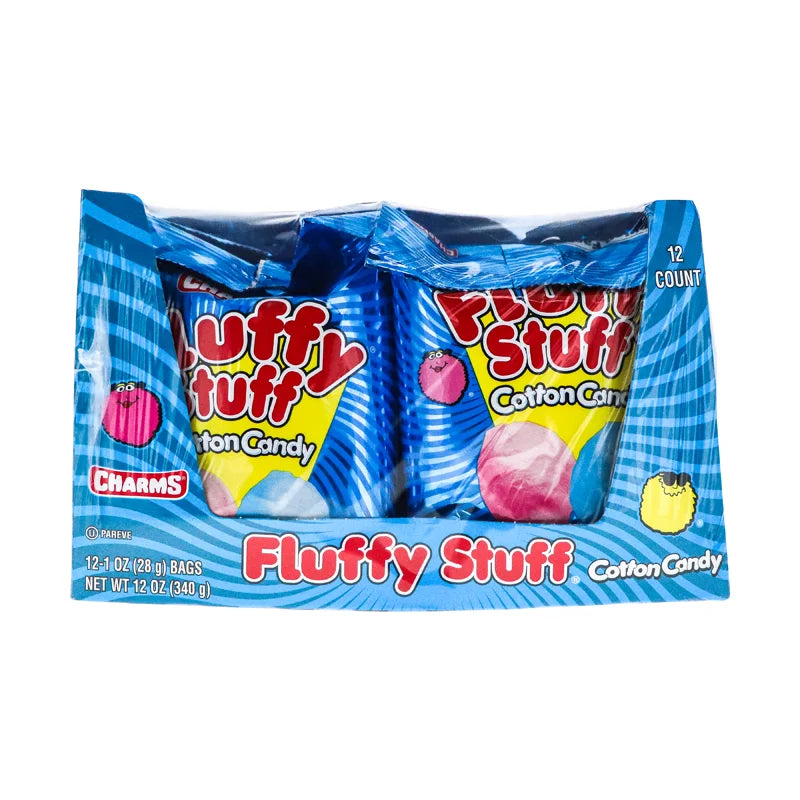 Charms Fluffy Stuff Cotton Candy 12 Count - 1 oz image 0