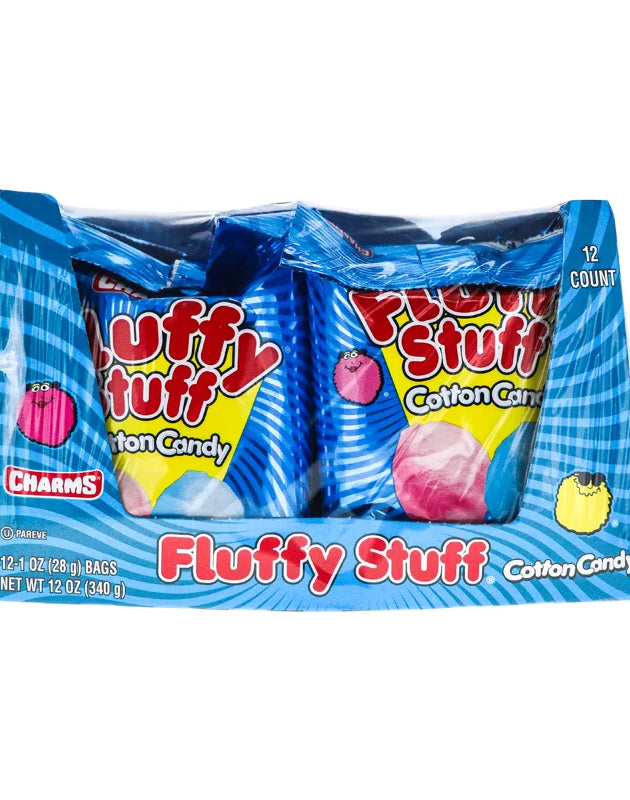 Charms Fluffy Stuff Cotton Candy 12 Count - 1 oz image 0