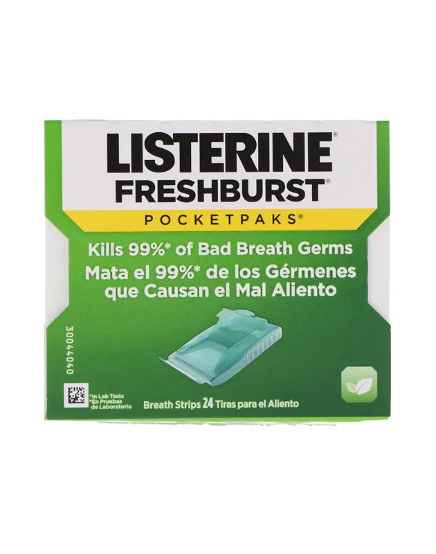 Listerine Fresh Burst pocketpaks breath strips12 Count - 24 Strips image 0