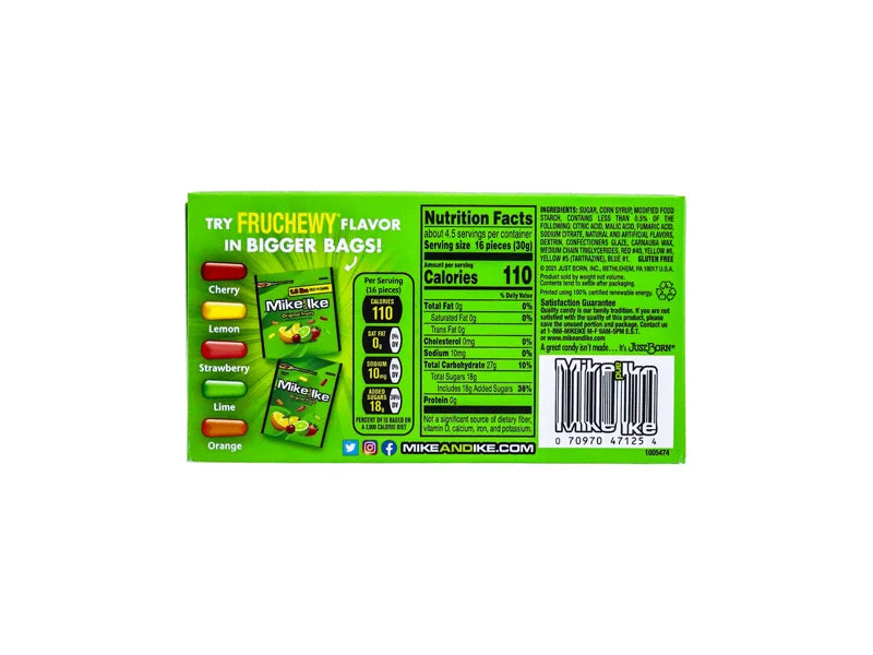 Mike and Ike Original Fruits Candy - 5 oz image 1