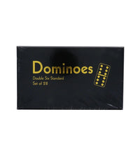 Dominoes Double Six Game Standard Set Black - 1 Count Only image 0