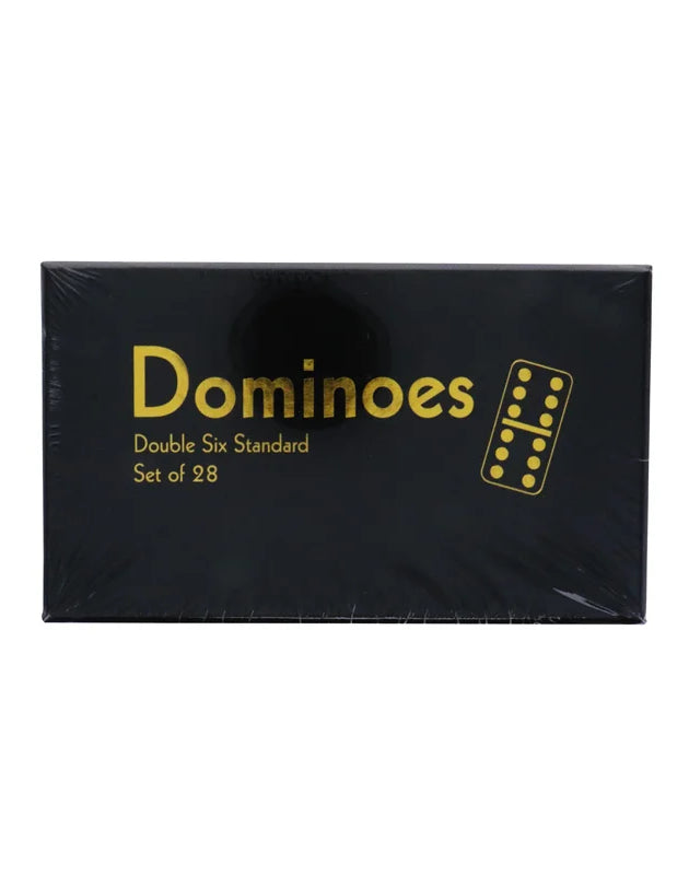 Dominoes Double Six Game Standard Set Black - 1 Count Only image 0