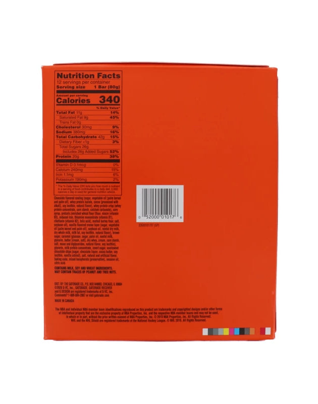 Gatorade Whey Protein Bars, Chocolate Pretzel, 2.8 oz bars image 0