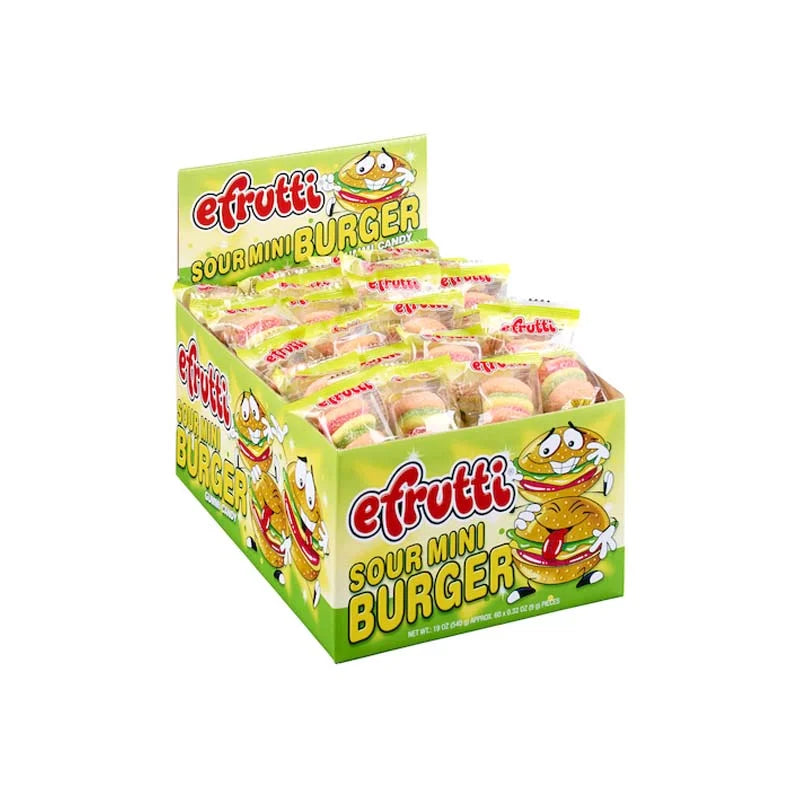 E-Frutti Gummy Burgers (60 Count) - 0.32 oz image 0